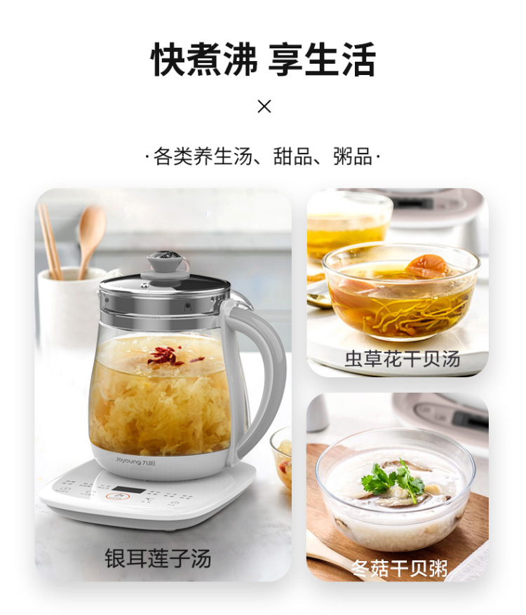 九阳/Joyoung 养生壶办公室小型养身花茶壶家用电煮茶器