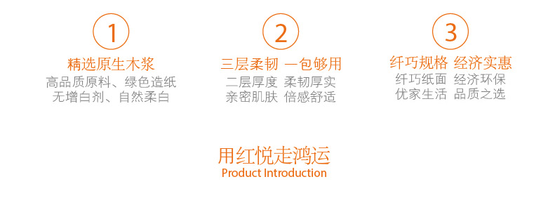 心相印DT37130抽纸三层纸面巾餐巾纸软抽3提共18包  多省包邮