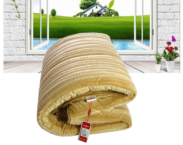 台湾红蜻蜓 兔绒床垫  1.8米1.5米（花色图款随机配送）