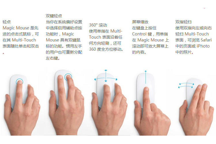 苹果（Apple）无线蓝牙鼠标 二代