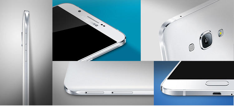 三星 Galaxy A8(A8000) 全网通 移动联通电信4G手机 白色 32G 套装送钢化膜