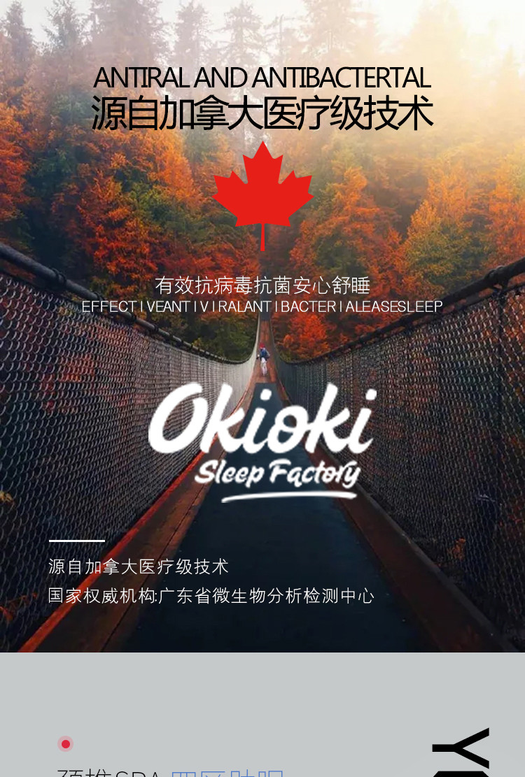 okioki 抗菌抗病毒枕