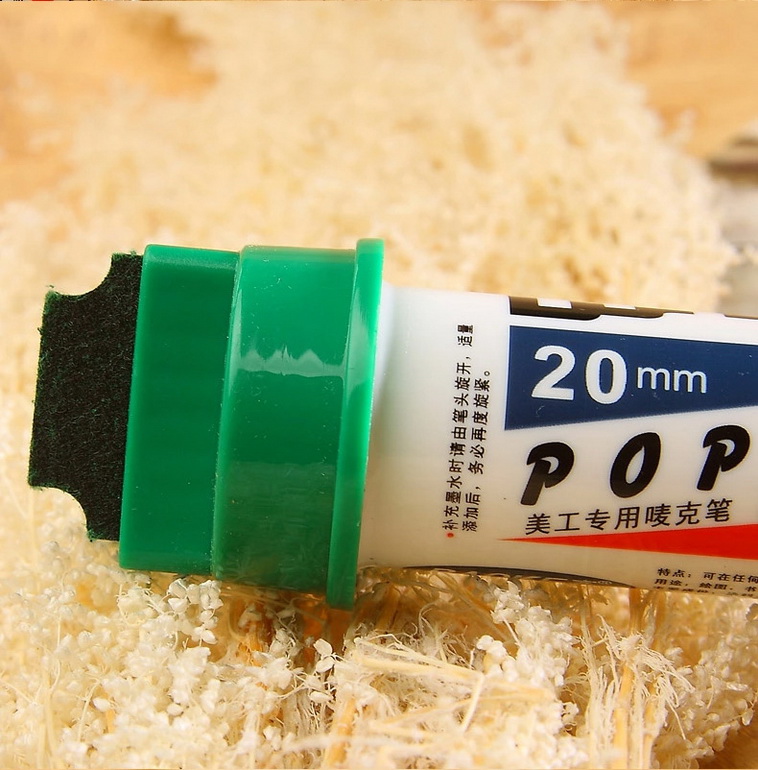 宝克 POP唛克笔MK850-20线幅宽20mm广告专用笔 手绘彩色油性马克笔 美工海报笔