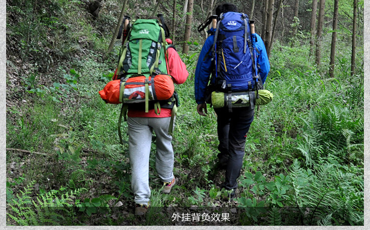 公狼帐篷户外 双人双层 野营装备铝杆速开防雨 野外露营帐篷