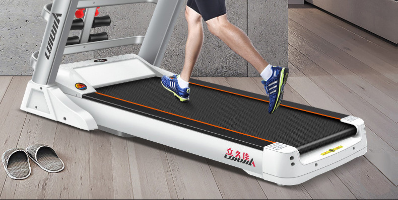 立久佳跑步机电动坡度家用款超静音10.1吋彩屏WiFi多功能折叠跑步机520健身器材