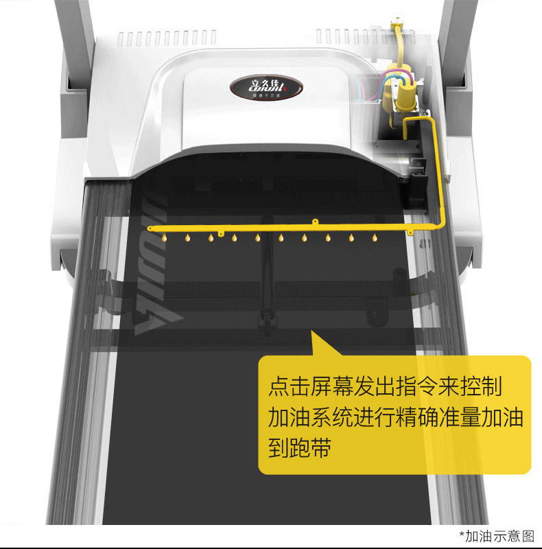 立久佳跑步机电动坡度家用款超静音15.6吋彩屏WiFi单功能折叠跑步机520健身器材