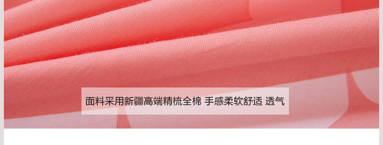 VIPLIFE高端全棉四件套 纯棉活性印染高支高密13372床单被套