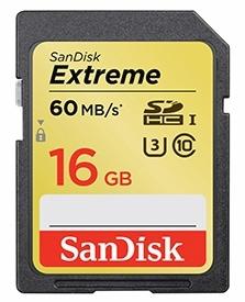 闪迪(SanDisk)16GB UHS-I 至尊极速SDHC存储卡(读速60Mb/s)