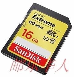 闪迪(SanDisk)16GB UHS-I 至尊极速SDHC存储卡(读速60Mb/s)