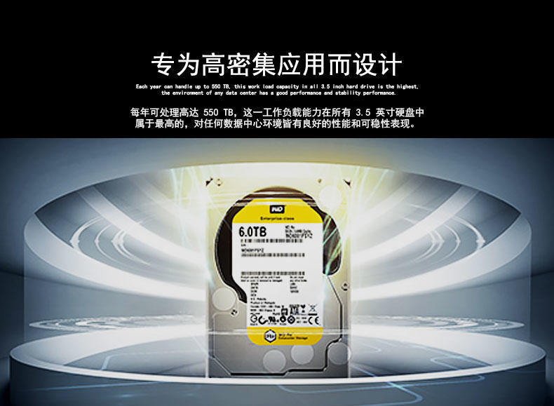 WD/西部数据 WD1003FBYZ 企业级3.5寸硬盘 1T RE服务器 SATA接口