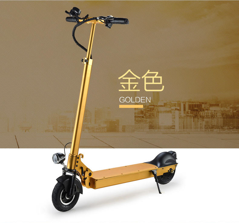  华人方创正品电动滑板车 锂电池代驾成人迷你可折叠电动车两轮代步自行车