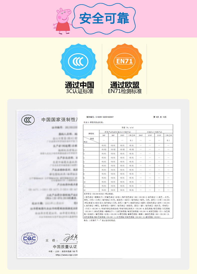 小猪佩奇刺绣斜跨包粉红猪小妹佩佩猪女孩可爱卡通儿童斜跨包手挽包19cm