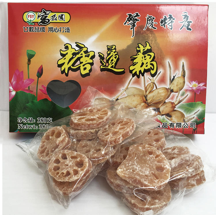 裹香皇 正宗冰糖莲藕片380g 休闲零食蜜饯年货 小吃热卖