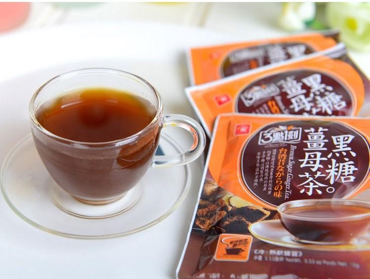 新品推荐 台湾进口冲饮品三点一刻黑糖姜母茶15g*20袋 小袋散装