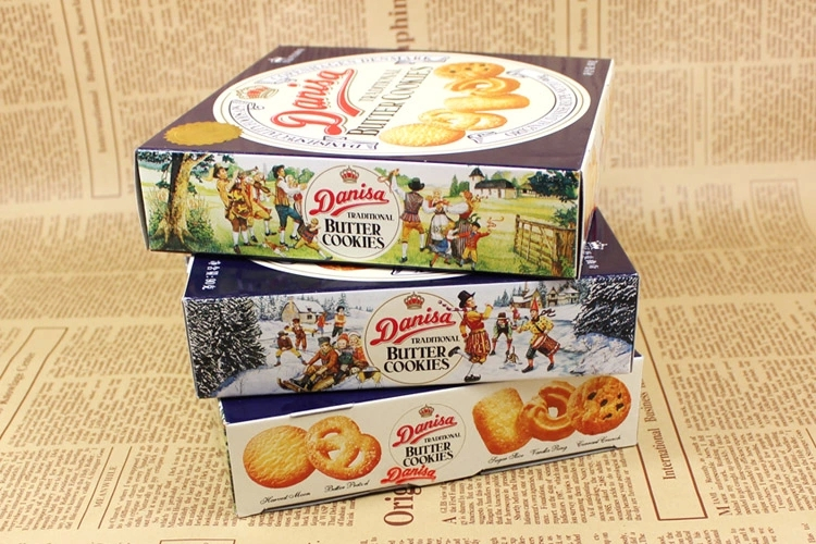 印尼进口零食品 皇冠曲奇饼干 丹麦风味烘培 90g*2盒