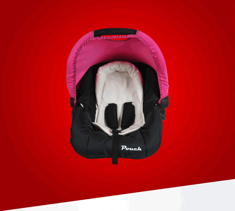 Pouch新生儿汽车安全座椅 德国品质车载婴儿提篮婴儿睡篮摇篮Q17