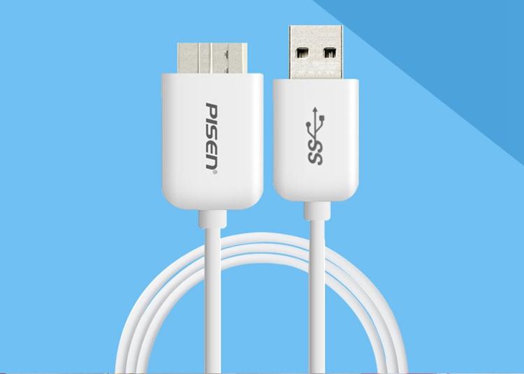 品胜usb3.0数据线note3加长移动硬盘手机线充电器线