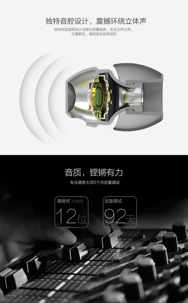 【德州馆】香水耳机 LYB品牌D1小钢炮 软胶耳塞透明线带智能转换可调音量 环绕立体音质