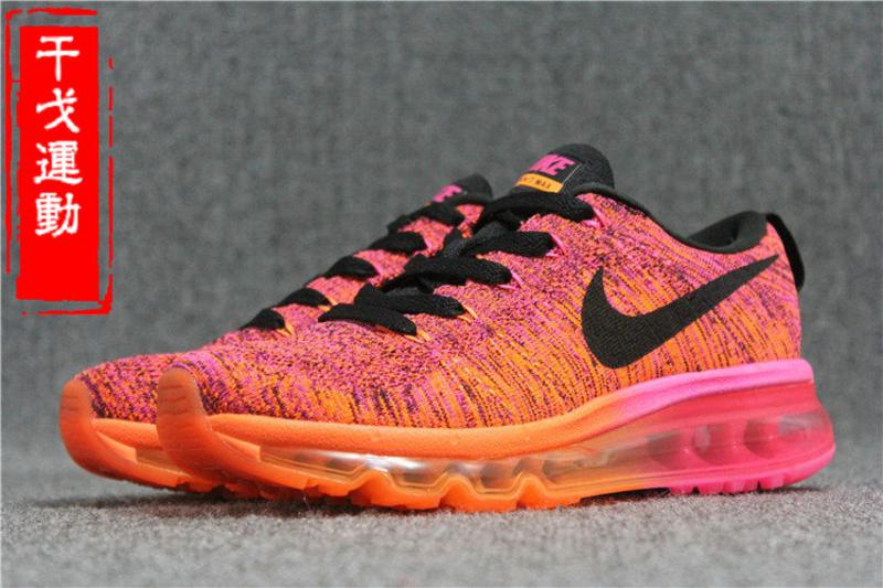 新款正品耐克NIKE FLYKNIT AIR MAX女子气垫跑步鞋620659