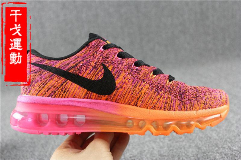 新款正品耐克NIKE FLYKNIT AIR MAX女子气垫跑步鞋620659