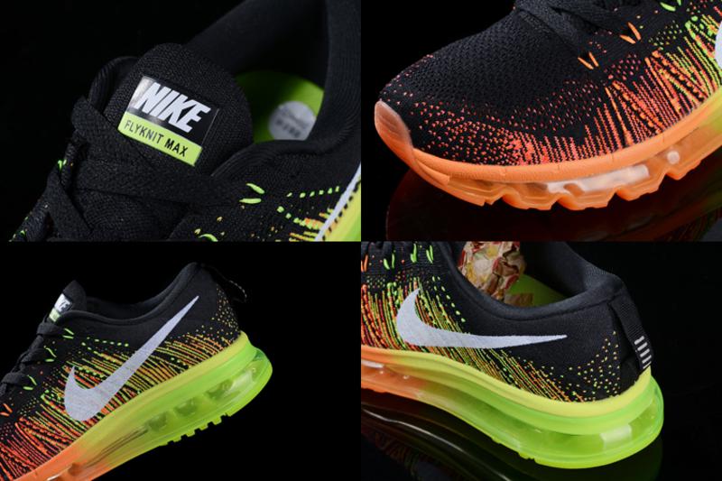 耐克男鞋Flyknit Air Max全掌气垫跑步鞋男子透气运动鞋nike飞线跑鞋