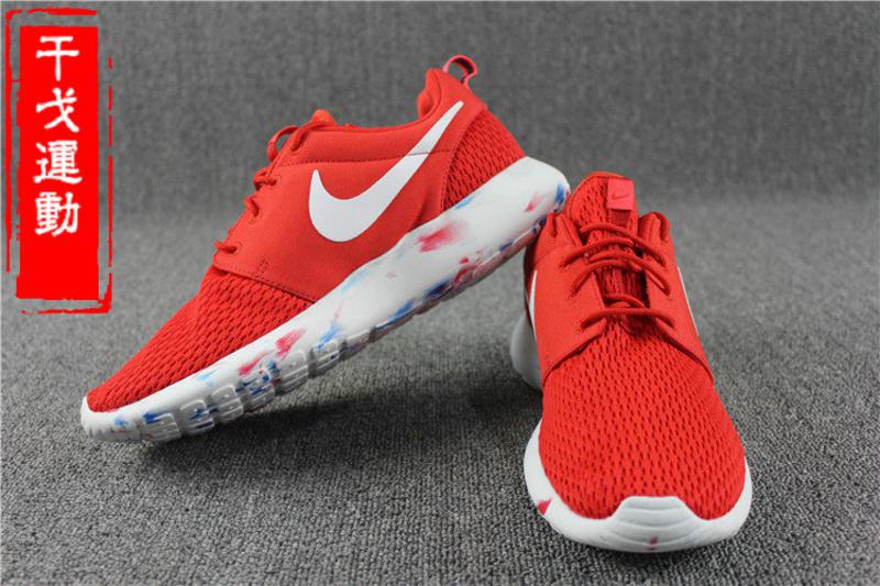 正品 耐克男鞋/NIKE ROSHERUN 泼墨男子潮流超轻跑鞋 511881-662