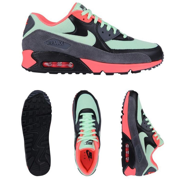 新款耐克男鞋NIKE AIR MAX90男子气垫减震跑步运动鞋 537384