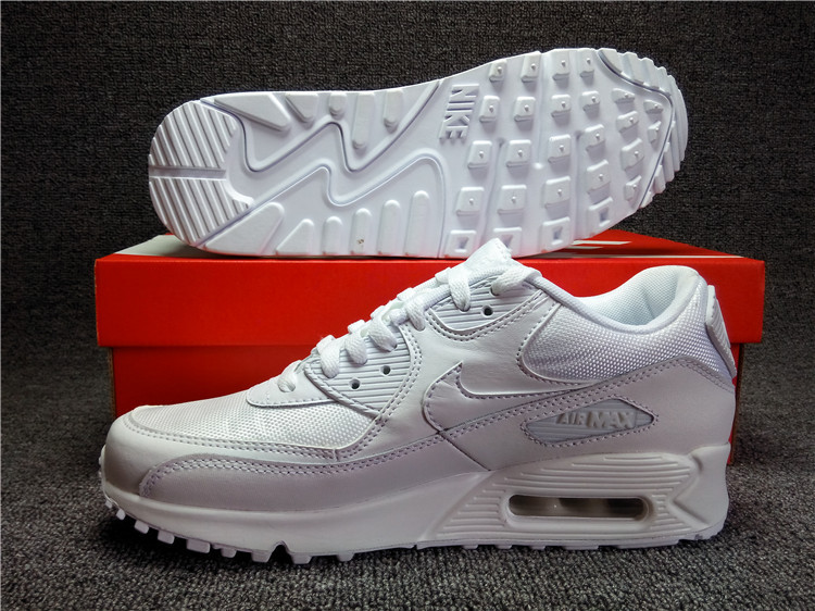 正品耐克男鞋Nike Air Max90女鞋情侣网面运动鞋气垫跑步鞋537384