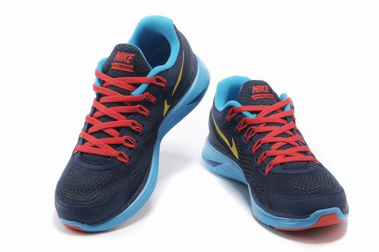 耐克男鞋正品LUNARGLIDE+4 登月4代 女鞋网面透气跑步鞋情侣运动鞋