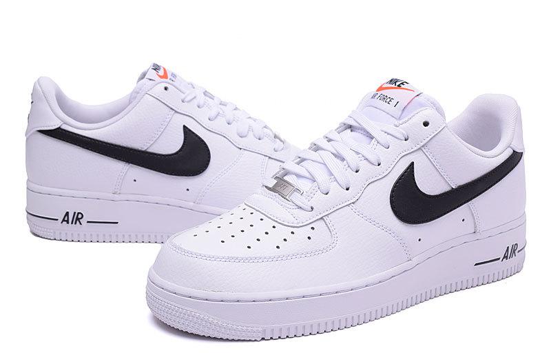 耐克男鞋正品NIKE AIR force 1空军一号AF1板鞋白黑运动鞋