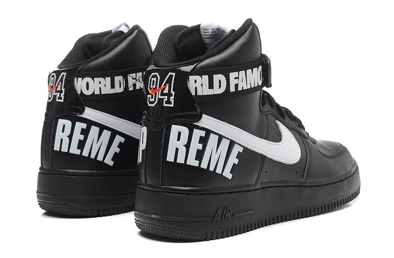 耐克高帮鞋Nike SUPREME AF1 HI空军一号AF1高帮板鞋