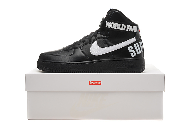 耐克高帮鞋Nike SUPREME AF1 HI空军一号AF1高帮板鞋