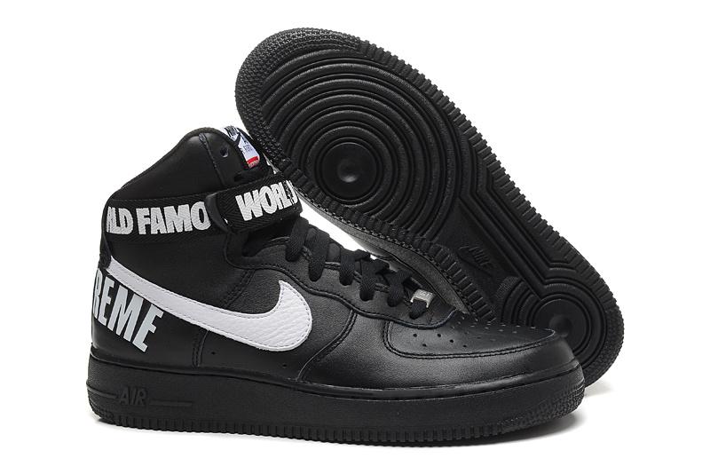 耐克高帮鞋Nike SUPREME AF1 HI空军一号AF1高帮板鞋