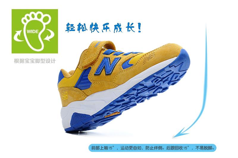 New Balance正品NB鞋新百伦580反毛皮童鞋大童小童运动亲子鞋休闲跑步鞋