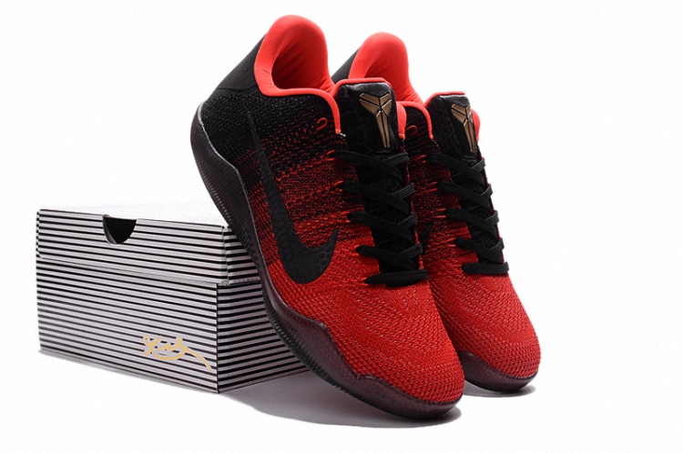 耐克Kobe 11 Elite BHM黑人月科比退役男子篮球鞋编织版低帮全明星战靴