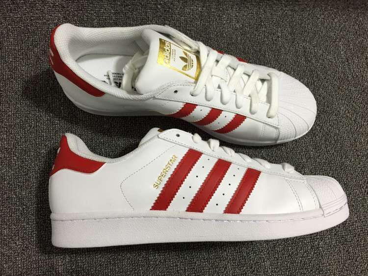 阿迪达斯Adidas 女鞋三叶草Superstar 金标贝壳头男鞋板鞋运动鞋