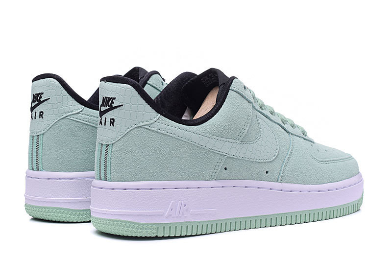 耐克/NIKE Nike WMNS Air Force 1 Low 麂皮鳄鱼纹 薄荷绿