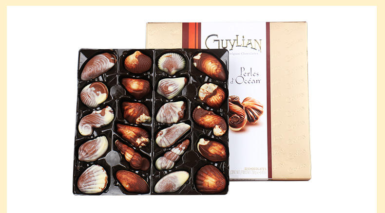 比利时吉利莲金贝壳巧克力礼盒250G