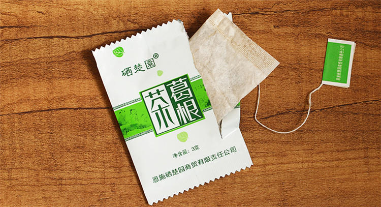 【硒楚园】大山里的农家葛根茶 葛根茶袋泡 便携袋装 干净卫生