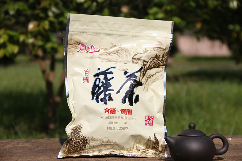 【硒楚园】莓茶新茶 恩施凤鸣藤茶 土家霉茶 克特惠家庭装 白露藤茶