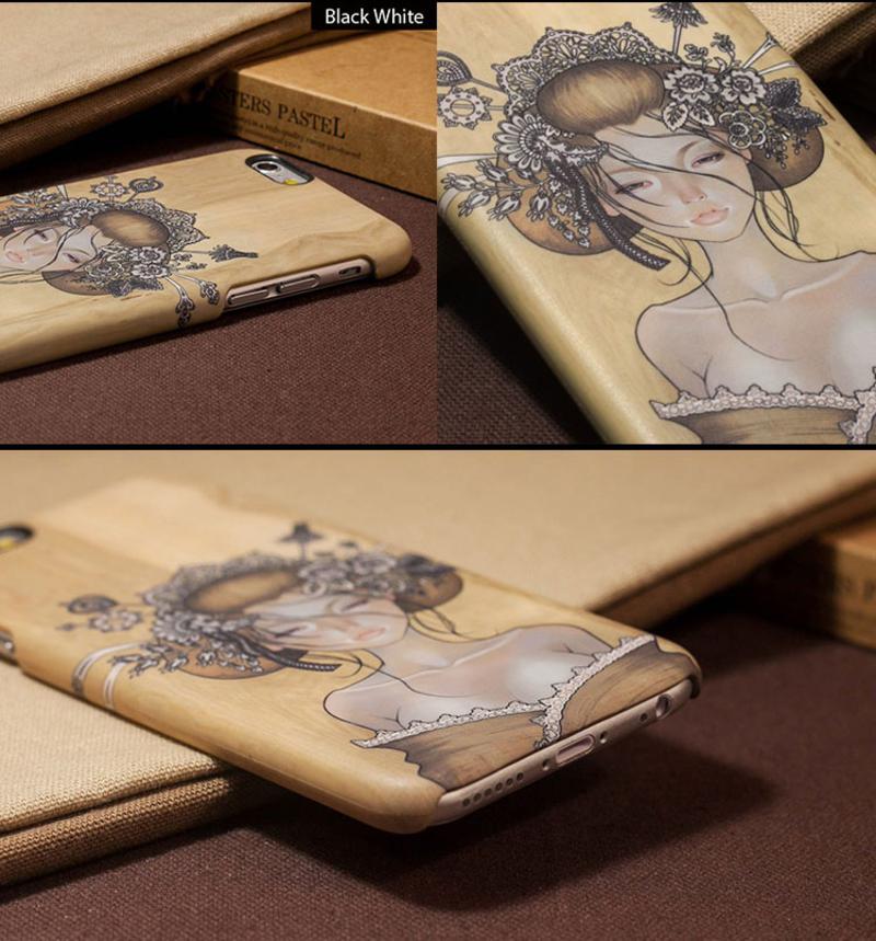 艾米娅 川崎木纹系列 微磨砂颗粒 苹果手机壳 iPhone6/plus