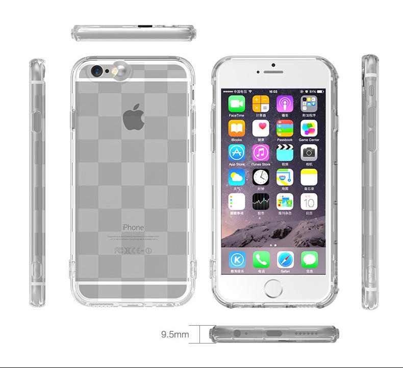 新款iphone6手机壳4.7苹果6Splus来电闪光创意壳5.5六硅胶防摔潮流