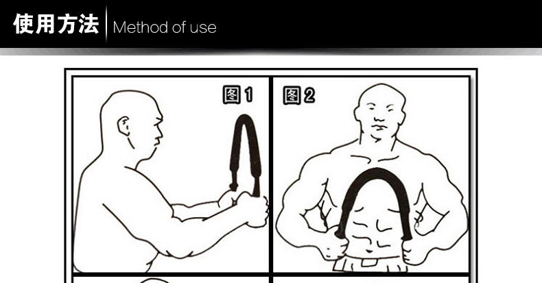 艾米娅 50kg60kg电镀臂力器胸肌训练健身器材臂力棒握力棒