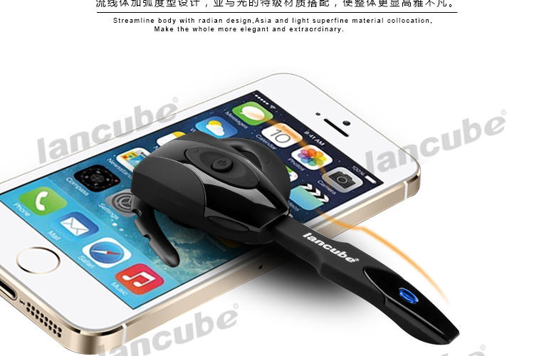  蓝大师4.1无线蓝牙耳机4.0立体声挂耳式声控苹果华为小米手机通用