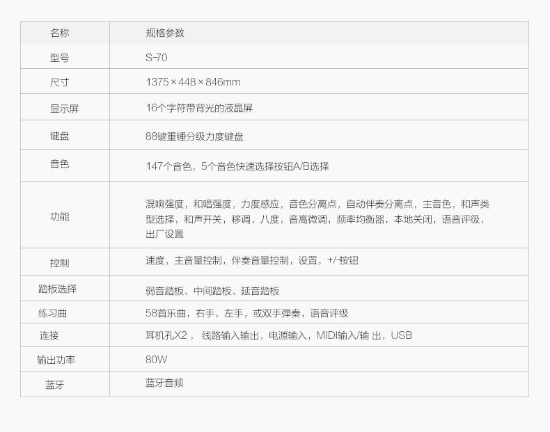 艾米娅 智能电钢琴88键重锤 专业成人数码电子钢琴初学者儿童电钢