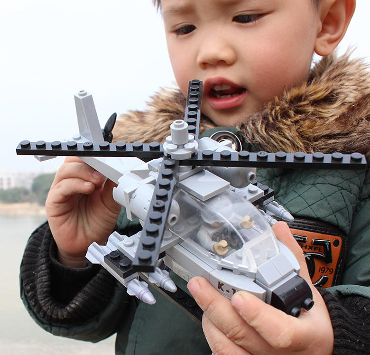 艾米娅 积木拼装玩具军事男孩积木玩具益智10岁兼容乐高玩具儿童