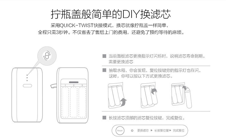 【江西农商】【可卖全国】美的（Midea）JR1550T-RO（小智）净水机【四平电器旗舰店】