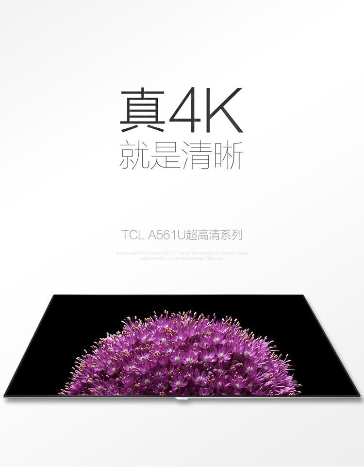 TCL  D49A561U 49英寸 超高清4K 内置wifi 安卓智能电视【四平电器旗舰店】