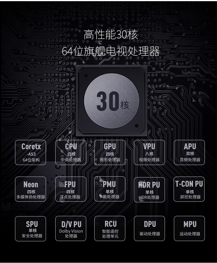 【可售全国】TCL D49A620U 49英寸观影王 4K超高清30核安卓智能LED液晶电视