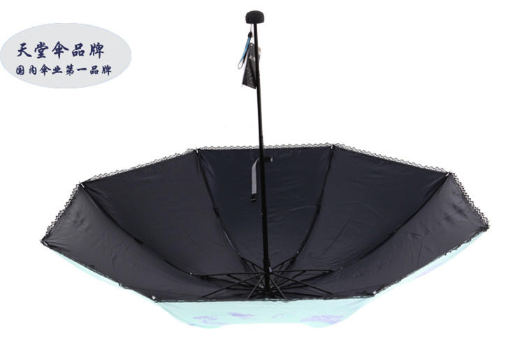 天堂伞33156E热带雨林 烤漆钢伞杆太阳伞防紫外线雨伞